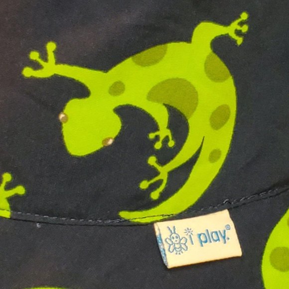 I Play Bucket Sun Hat 0-6 Months Navy - Picture 3 of 6